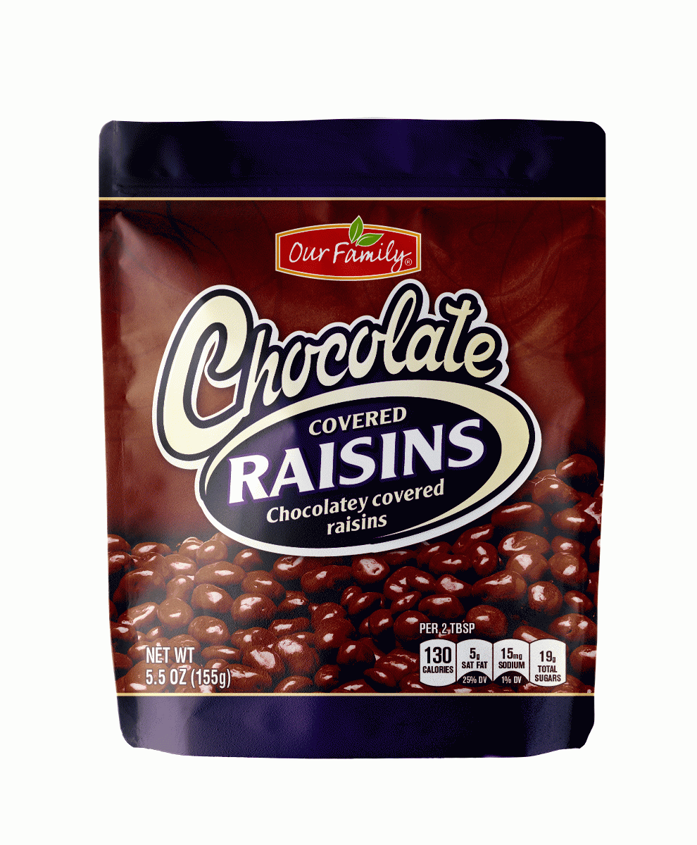 Our Family  chocolate covered raisins Full-Size Picture